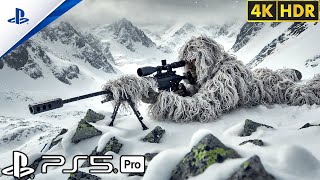 (PS5) Misi Terbaik Sniper Musim Dingin Senyap | Gameplay Grafis Realistis [60FPSHDR] Call of Duty screenshot 3