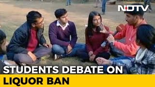 Students Debate On Liquor Ban