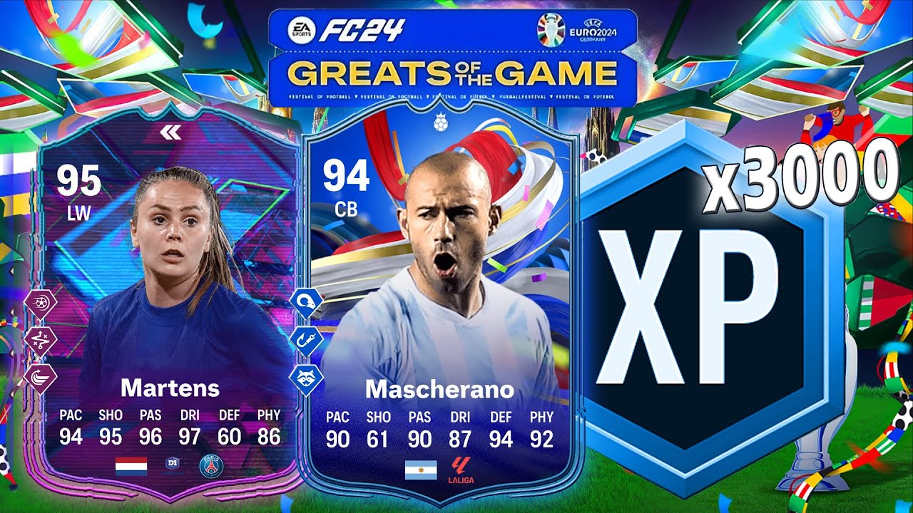 MAIS XP & MASCHERANO 94 GOTG & FLASHBACK MARTENS 95 | EAFC 24