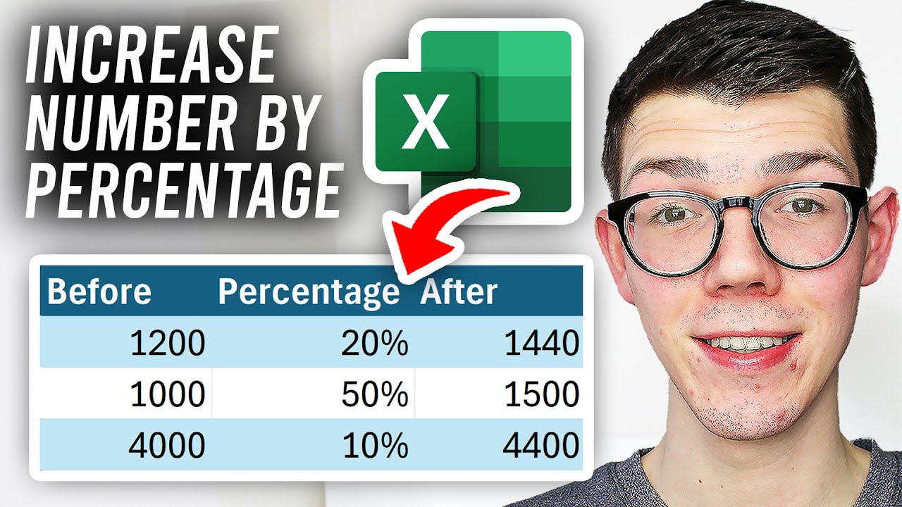 How To Increase Number By Percentage In Excel Full Guide YouTube How To Increase Number By Percentage In Excel Full Guide YouTube