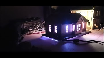 256 Model Railroad Lights with Arduino and 3 wires.