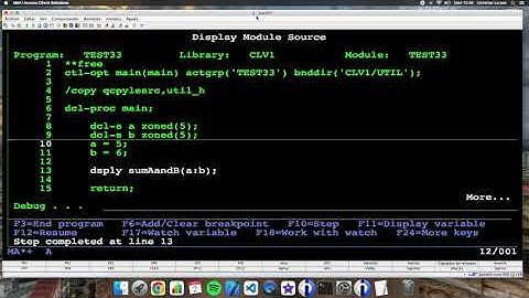 Coding in RPG (IBM i/AS400). Creating a service program.