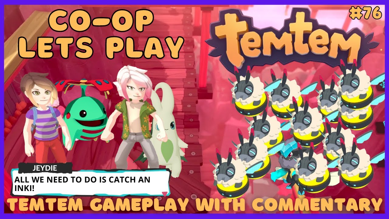 TemTem (Steam) Miyako Village Coop Let's Play With Commentary Part 76 YouTube