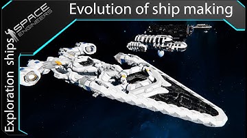 Evolution of ship making in Space Engineers ( EP3 :Exploration  ships )