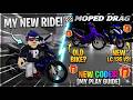 MY NEW RIDE! 🚀 + NEW CODES! Moped Drag: HOW TO PLAY &amp; WIN (MAY 2)