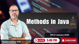 19.2 Methods in java | Method Signature | Concrete Methods Vs Abstract Methods | Happy Coding