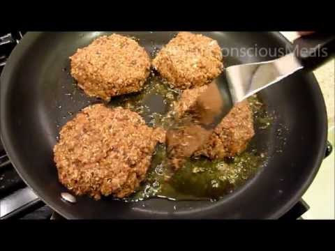 Vegan Black Bean Burgers - Veggie Black Bean Burgers - HealthConsciousMeals