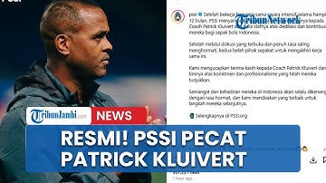 RESMI! PSSI Pecat Patrick Kluivert Usai Timnas Indonesia Gagal Lolos Piala Dunia 2026