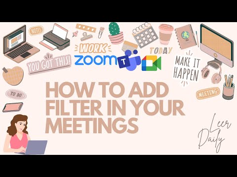 Video HOW TO USE SNAPCHAT FILTERS IN YOUR ZOOM, GOOGLE MEET,... - youtube