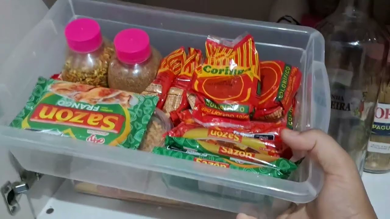 Estoque de alimentos   em casa é tudo de bom!!!