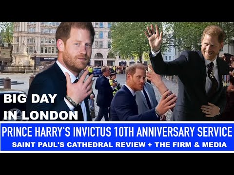 PRINCE HARRYS INVICTUS 10TH ANNIVERSARY SERVICE SAINT PAULS CATHEDRAL REVIEW + THE FIRM & MEDIA