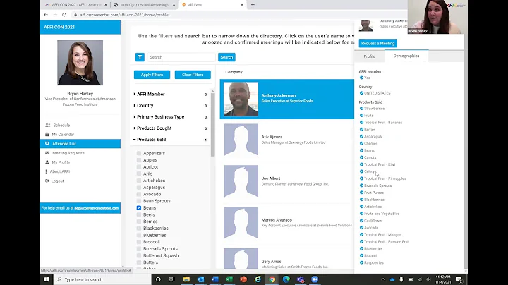 Using the AFFI-CON Scheduling System