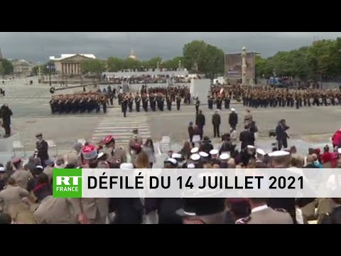 Dfil militaire du 14 Juillet 2021  Paris  l'occasion de la Fte nationale