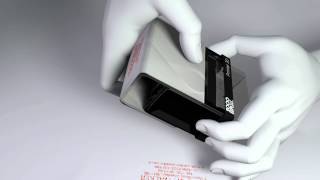 How to replace an ink pad on a 2000 Plus Printer Self-inking Stamp