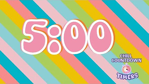 5 Minute Chill Countdown Timer with Relaxing Lofi Music