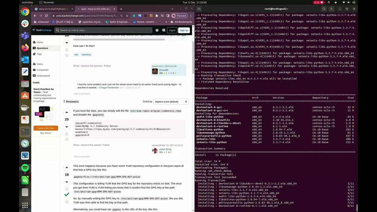 How to install python3 3 12 1 on rhel6 youtube