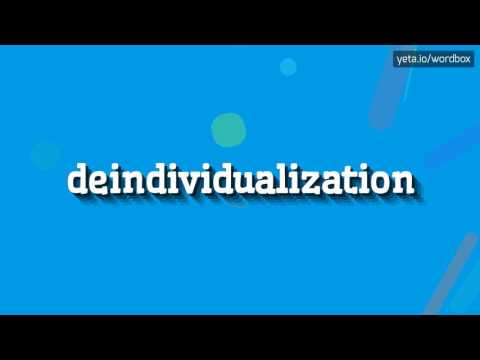 Vídeo: Desindividualizado é uma palavra?