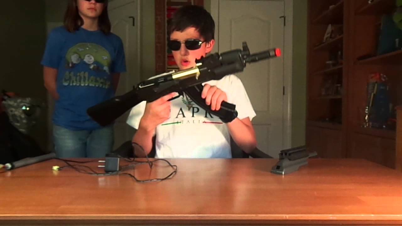 Airsoft PULSE R 76 ak review - YouTube