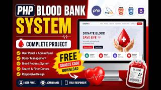 Online Blood Bank Management System in PHP & MySQL with Admin Panel | Free Source Code Download