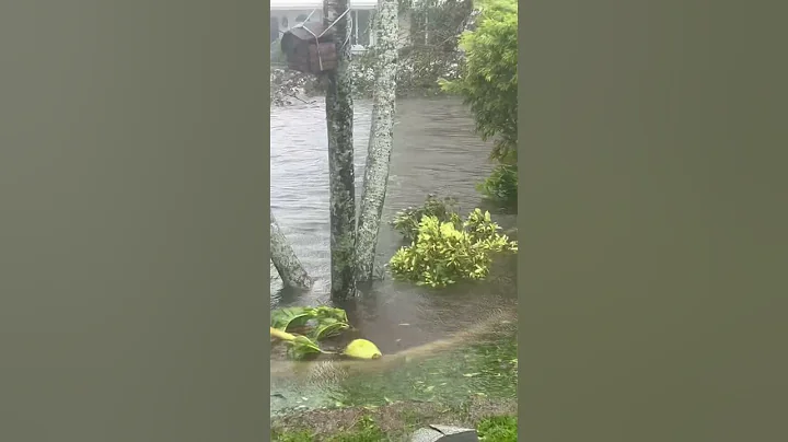 Fort Myers. Hurricane ian storm surge flooding. Ke...