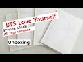 BTS Love yourself all versions unboxing 5th mini album 防弾少年団 アルバム レビュー