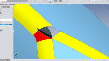 SolidWorks 5 Sided Surface, Using GeometryWorks 3D, GW3D