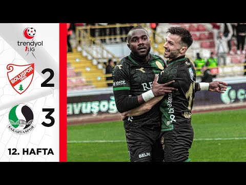 Boluspor (2-3) Sakaryaspor - Highlights/Özet | Trendyol 1. Lig - 2023/24