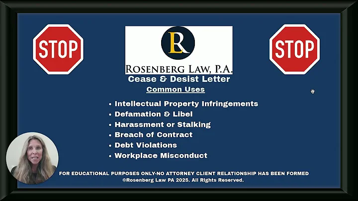 What Is a Cease and Desist Letter?