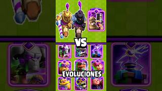 NUEVO DOBLE PRINCIPE vs TODAS LAS CARTAS EVOLUCIONADAS  | #clashroyale