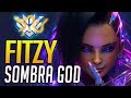 BEST OF FITZYHERE - THE SOMBRA GOD | Overwatch Sombra Montage and Esports Facts