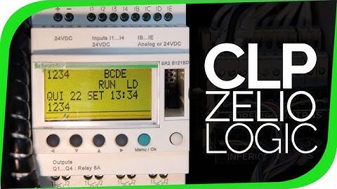 Rele Programável Zelio Logic   CLP de pequeno porte