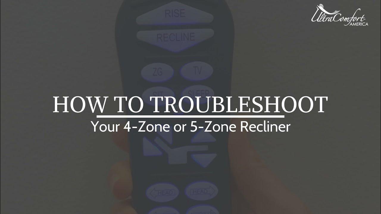 America Troubleshooting for 4 and 5Zone Power Lift Chair