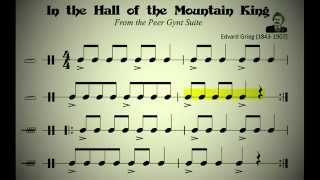 Video thumbnail of "IN THE HALL OF THE MOUNTAIN KING [classroom instrument] Edvard Grieg"