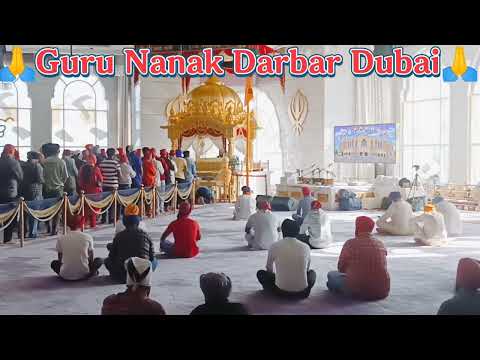 Guru Nanak darbar status video Dubai gurudwara sahib Gurbani