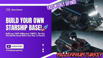 Once Human: Space Ship Base Build 🚀 |  💫 (Complete with Hyperdrive & Defenses)