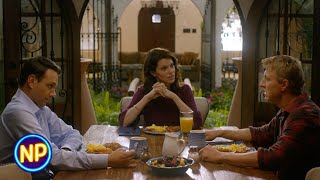 Johnny and Daniel Share an Awkward Meal | Cobra Kai: Season 1, Episode 9