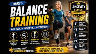 Balance Training for Life: Stay Steady, Prevent Falls & Move with Confidence | Longevity Series