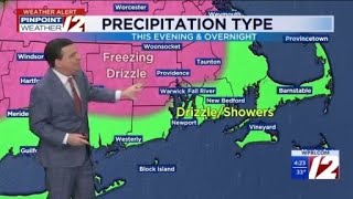 WPRI 12 Weather Now 1/6/26 Drizzle/Freezing Drizzle Tonight