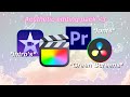 Aesthetic Editing Pack (green screens, music, overlays, fonts)