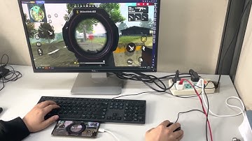 Without any emulator，play Free Fire on PC by mouse and keyboard，casting mobile screen to PC