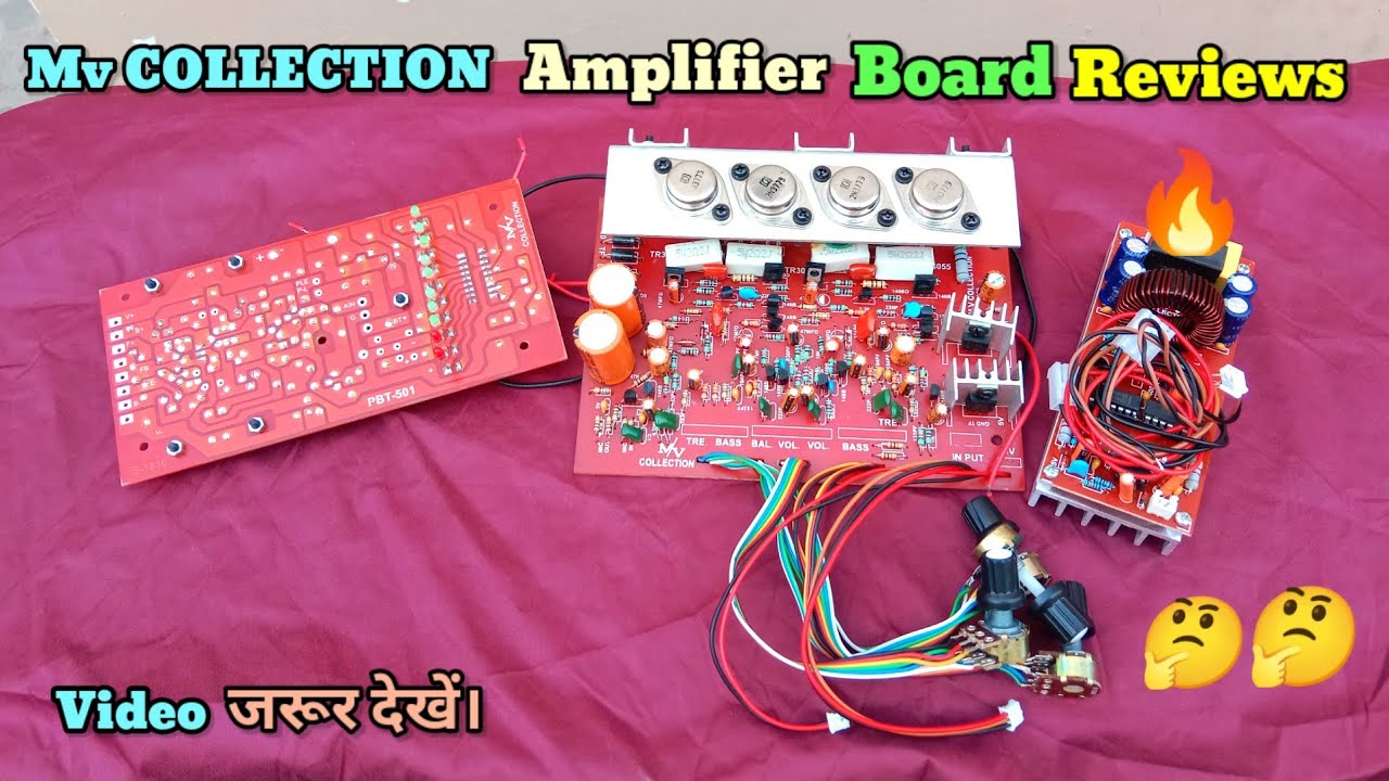 MV Collection Class D 400Watt Amplifier board Review! MV Collection 300Watt Stereo Amplifier board 😱