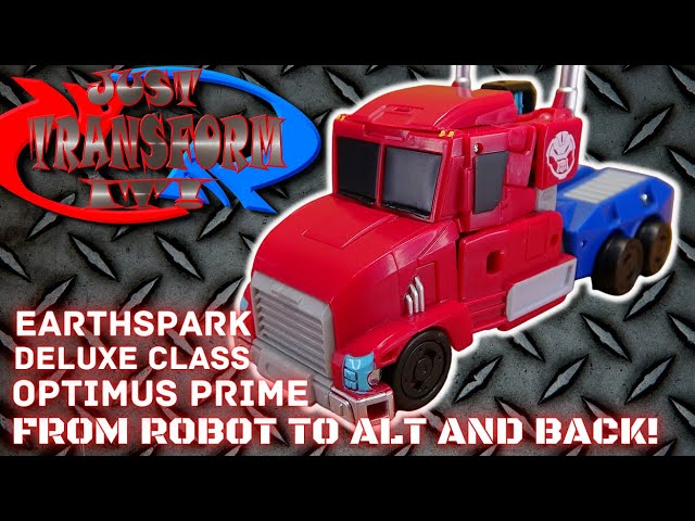 Transformers Earthspark Deluxe Optimus Prime e Robby Malto