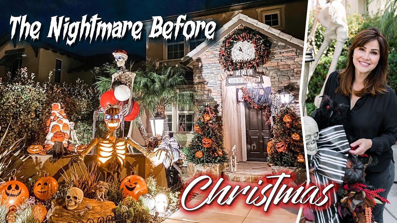 The Nightmare Before Christmas Halloween Decor - YouTube