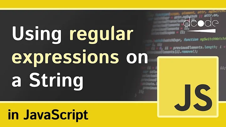 Regular Expressions on Strings in JavaScript (String.prototype.search)