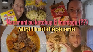 Mini Haul dépicerie + Réorganisation + Taste test macaroni au ketchup | 27 & 28 Novembre 2023