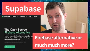 Supabase First Impressions – Just a Firebase alternative or much more?