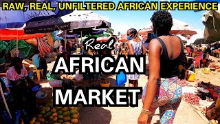 Inside the LARGEST African flea market in Kenya, Mombasa. Kongowea Open Air Market: REAL &RAW