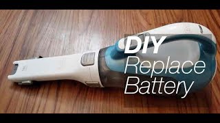 DIY Replace battery pack BEST Black & Decker Tools Vacuum Lithium how to  CHV1410L 