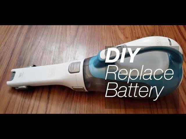 Black & Decker Dust Buster Lithium Battery Upgrade Hack - The Glide Fast  Journal