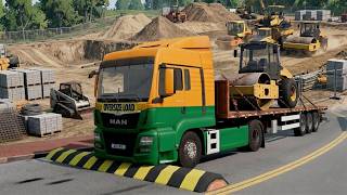 Truck vs Speedbumps | BeamNG Drive  #shortvideo #beamngdrive #shorts #india #truck #speedbump